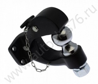 Фаркоп в бампер под 4 отверстия с хромированным шаром и петл